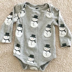 Monica + Andy Snowman Onesie